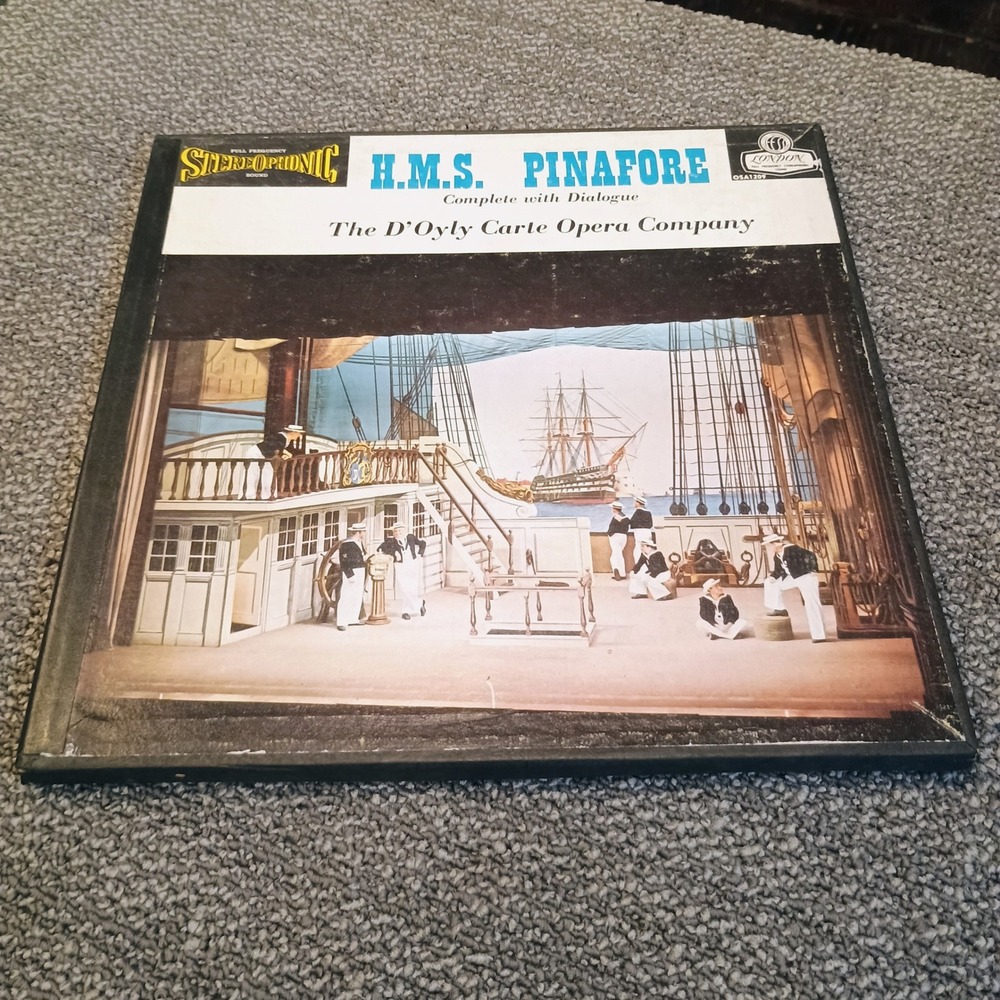 HMS Pinafore D'Oyly Carte Opera Company London Records Vintage Vinyl Box Set